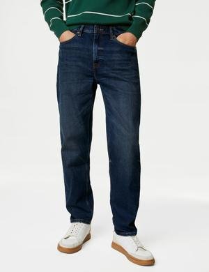 Tapered Fit Vintage Jean Pantolon