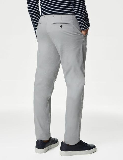Beyaz Regular Fit Chino Pantolon