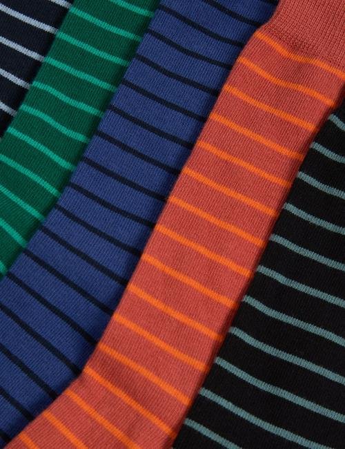 Multi Renk 5'li Cool & Fresh:trade_mark: Çizgili Çorap Seti