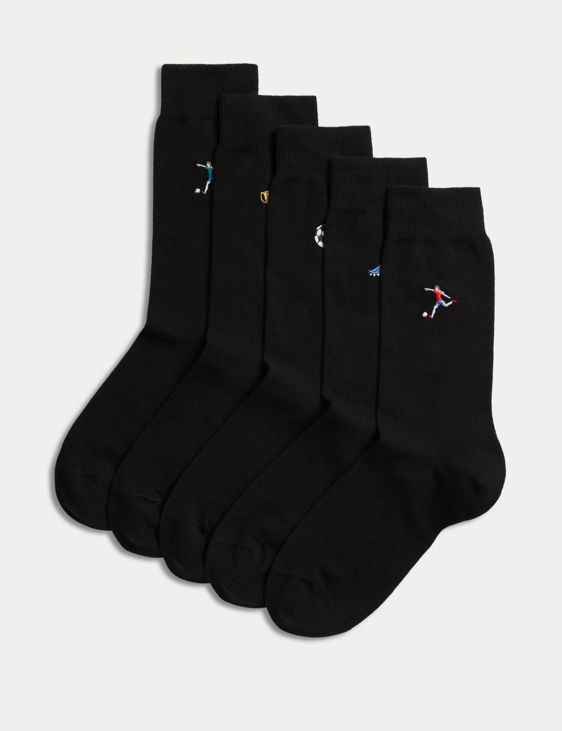 5'li Cool & Fresh™ Futbol Temalı Çorap Seti