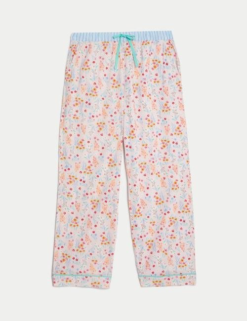Pembe Cool Comfort™ Desenli Pijama Altı