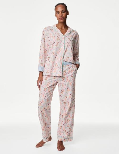 Pembe Cool Comfort™ Desenli Pijama Altı