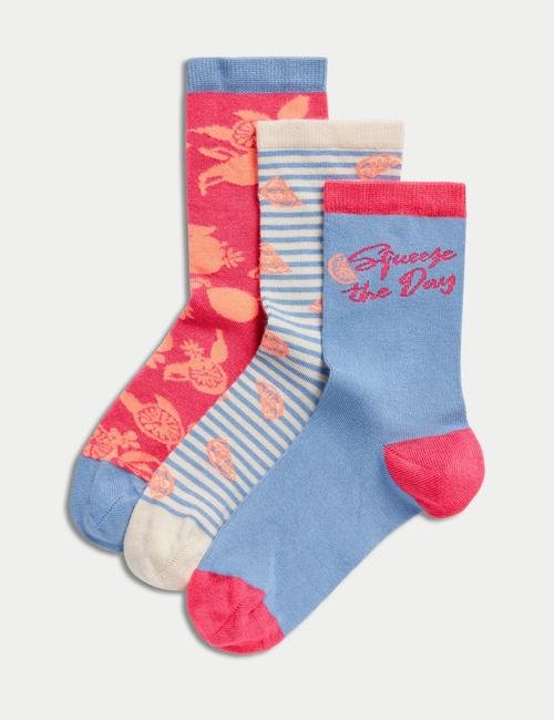 Mavi 3'lü Sumptuously Soft™ Çorap Seti