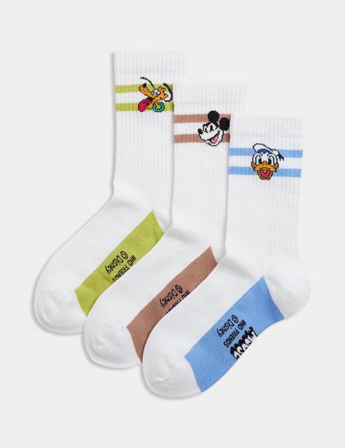 Multi Renk 3'lü Disney:trade_mark: Çorap