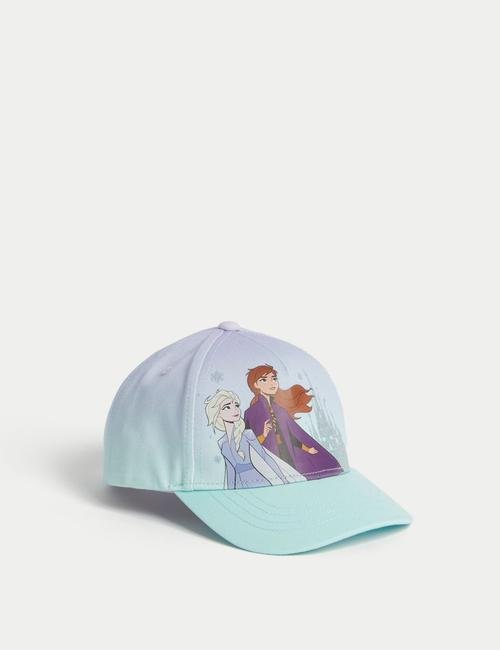 Mavi Saf Pamuklu Disney Frozen™ Şapka (1-10 Yaş)