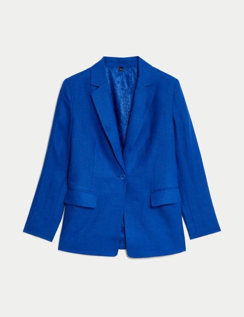Mavi Regular Fit Keten Blazer Ceket