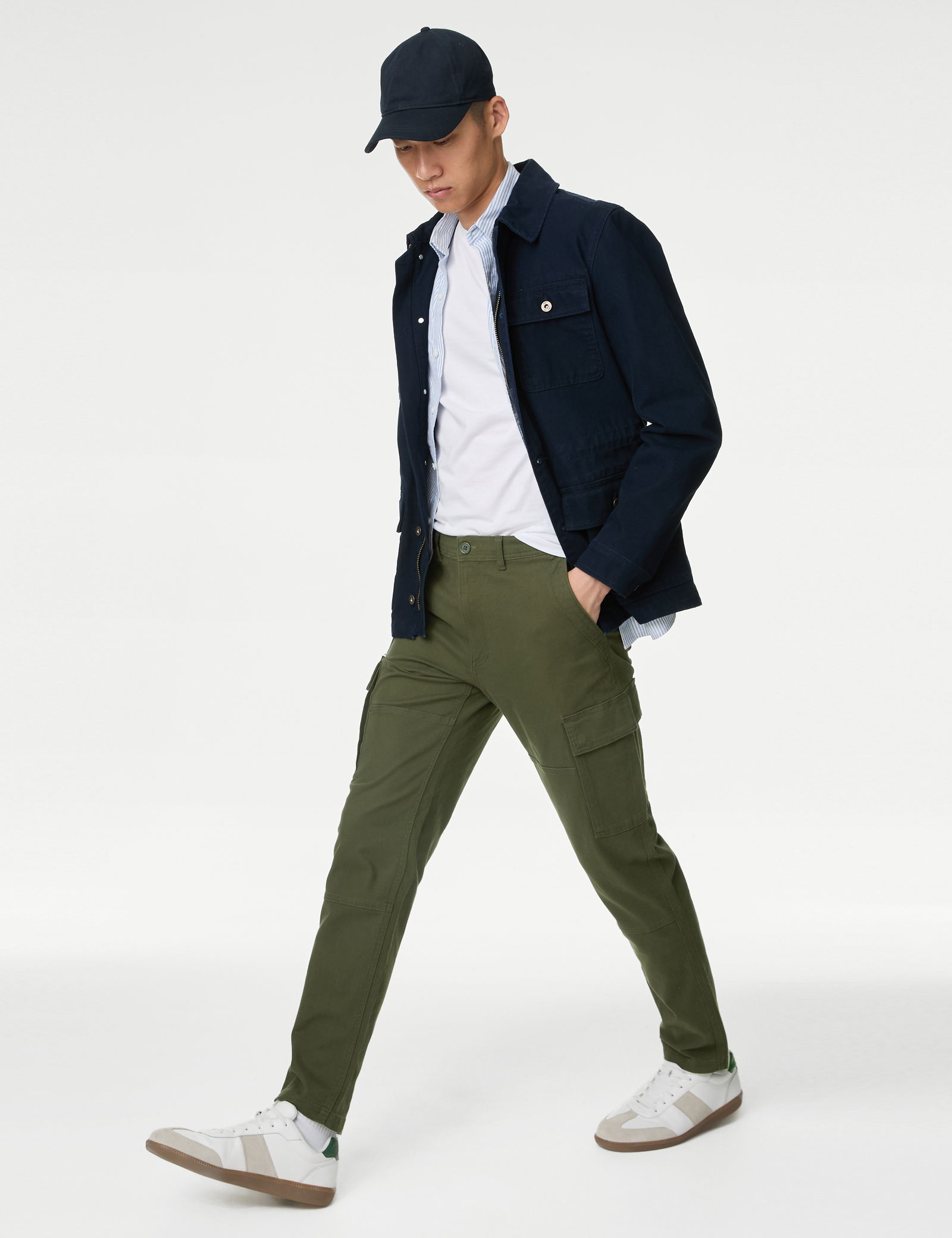Tapered Fit Kargo Pantolon_1