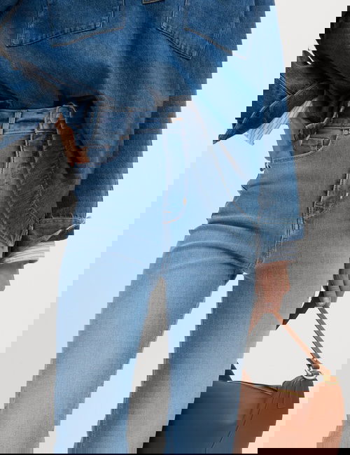 Mavi Magic Shaping Yüksek Bel Straight Leg Jean Pantolon