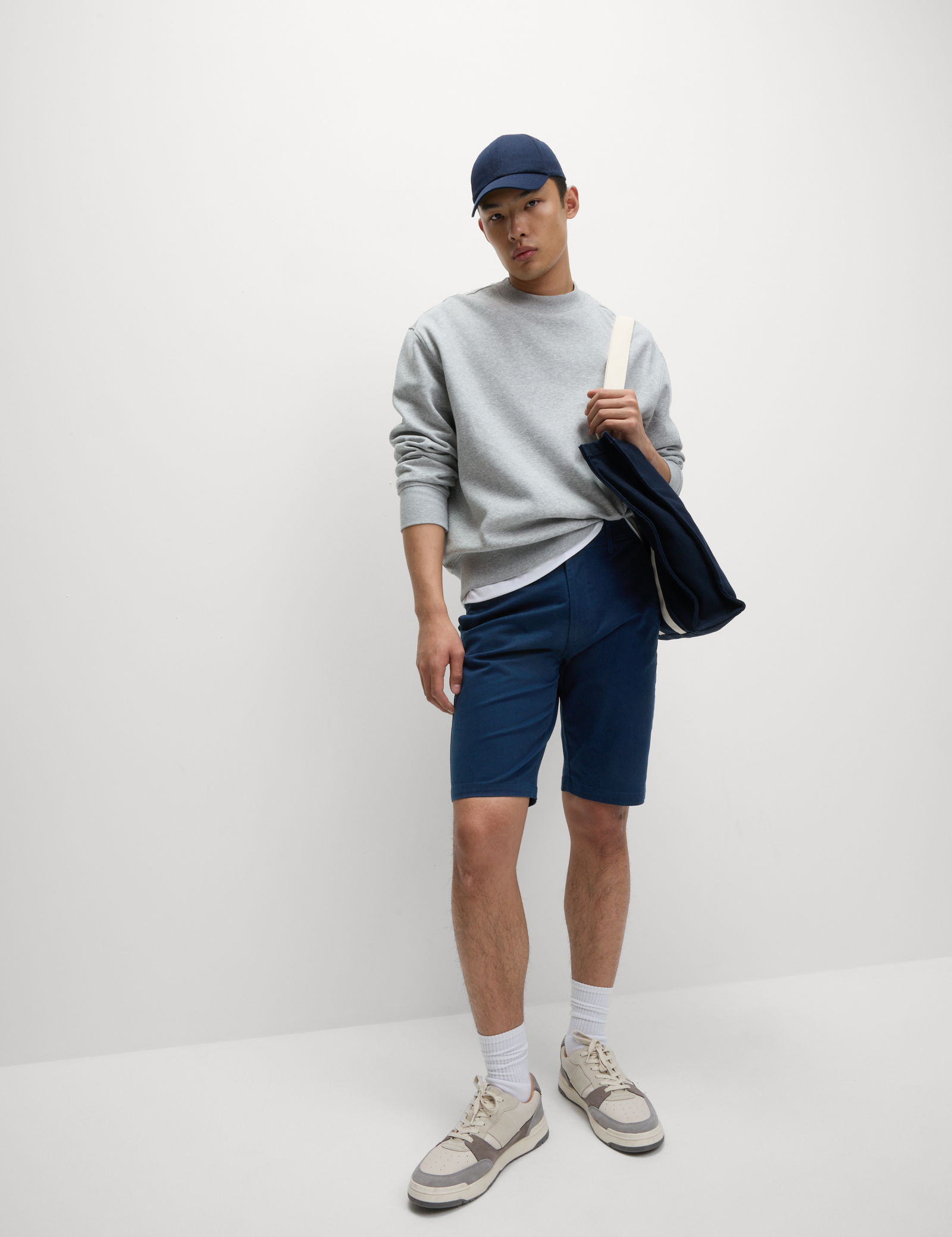 Regular Fit Streç Chino Şort