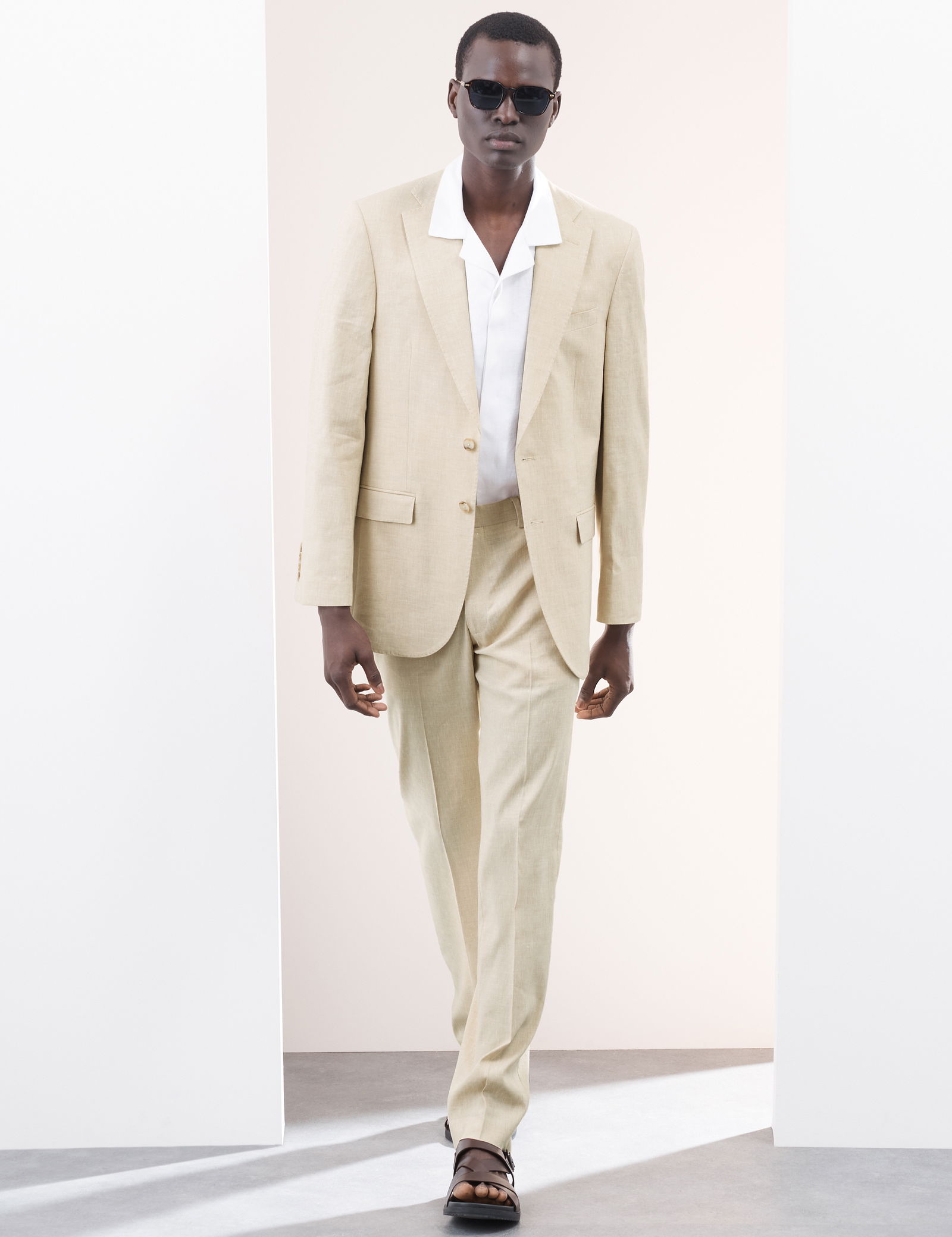 Keten Karışımlı Tailored Fit Takım Pantolonu