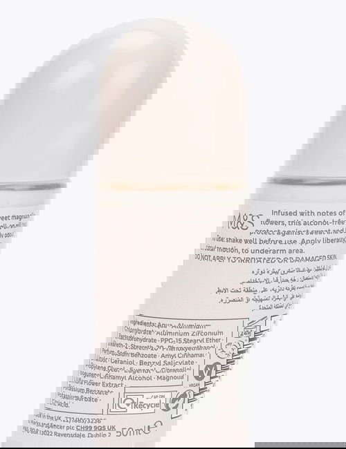 Renksiz Manolya Kokulu Roll-On Deodorant 50 ml