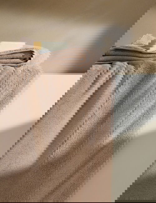 Kahverengi Ultimate Türk Pamuklu Havlu