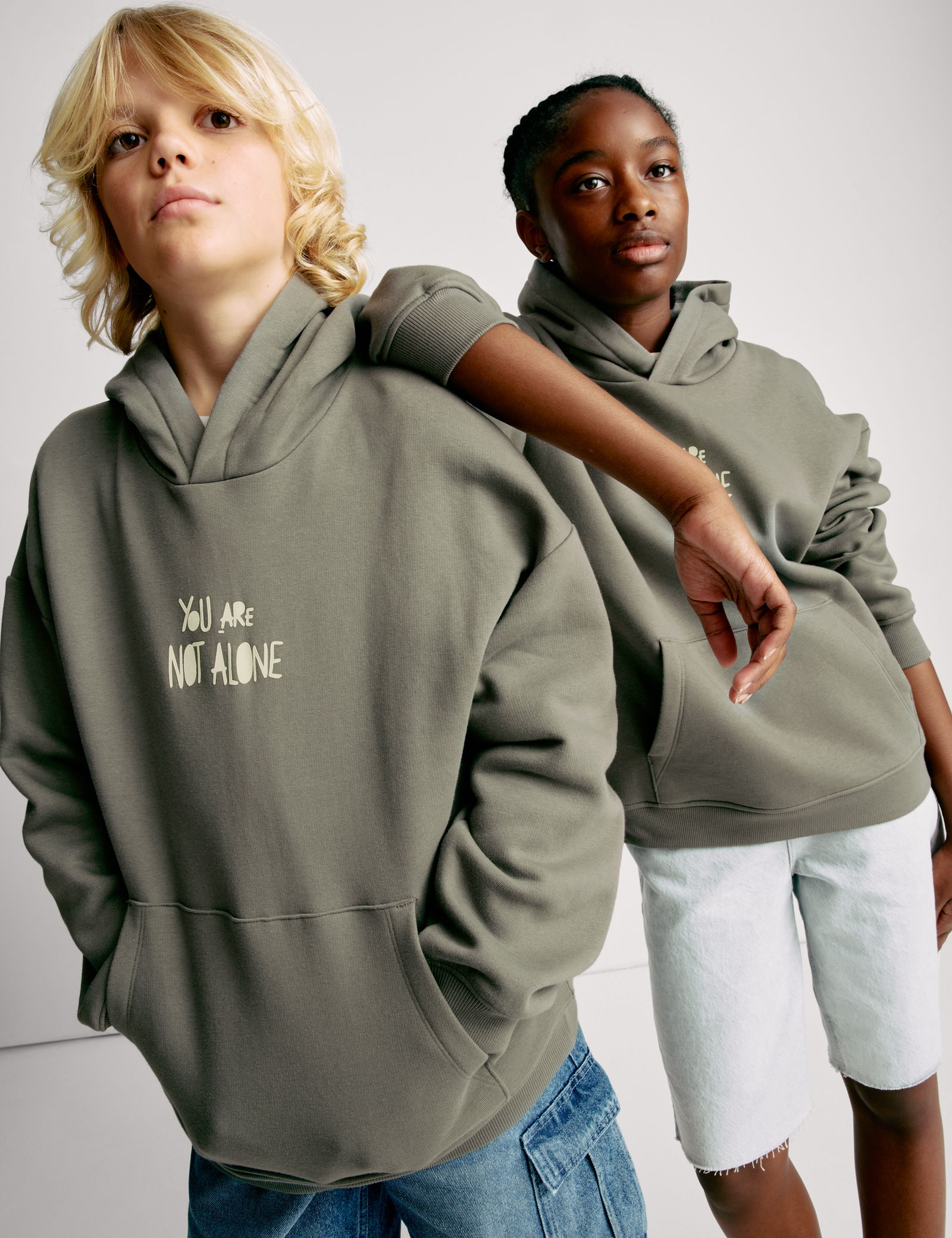 ​The Doodle Boy™ Pamuk Karışımlı Kapüşonlu Sweatshirt (2-16 Yaş)​