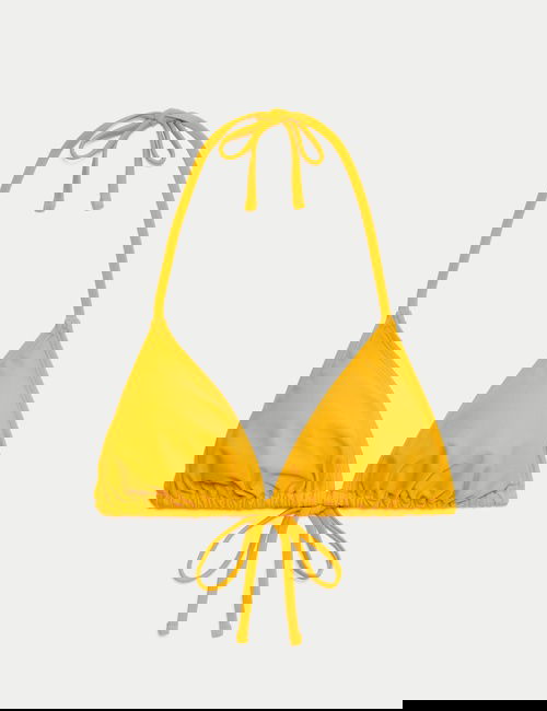 Sarı Üçgen Bikini Üstü