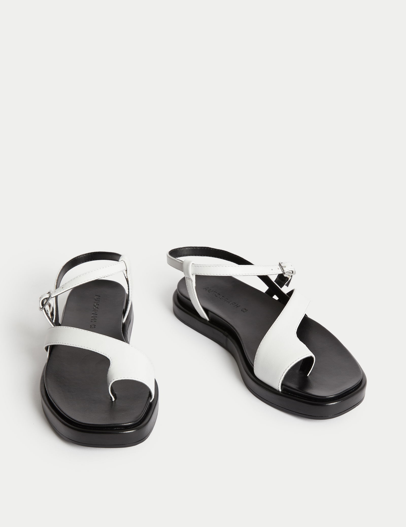 Deri Tokalı Şeritli Sandaletler | Marks & Spencer