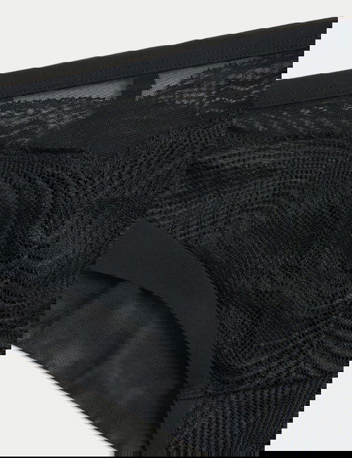 Siyah Kyoto Dantel Detaylı Slip
