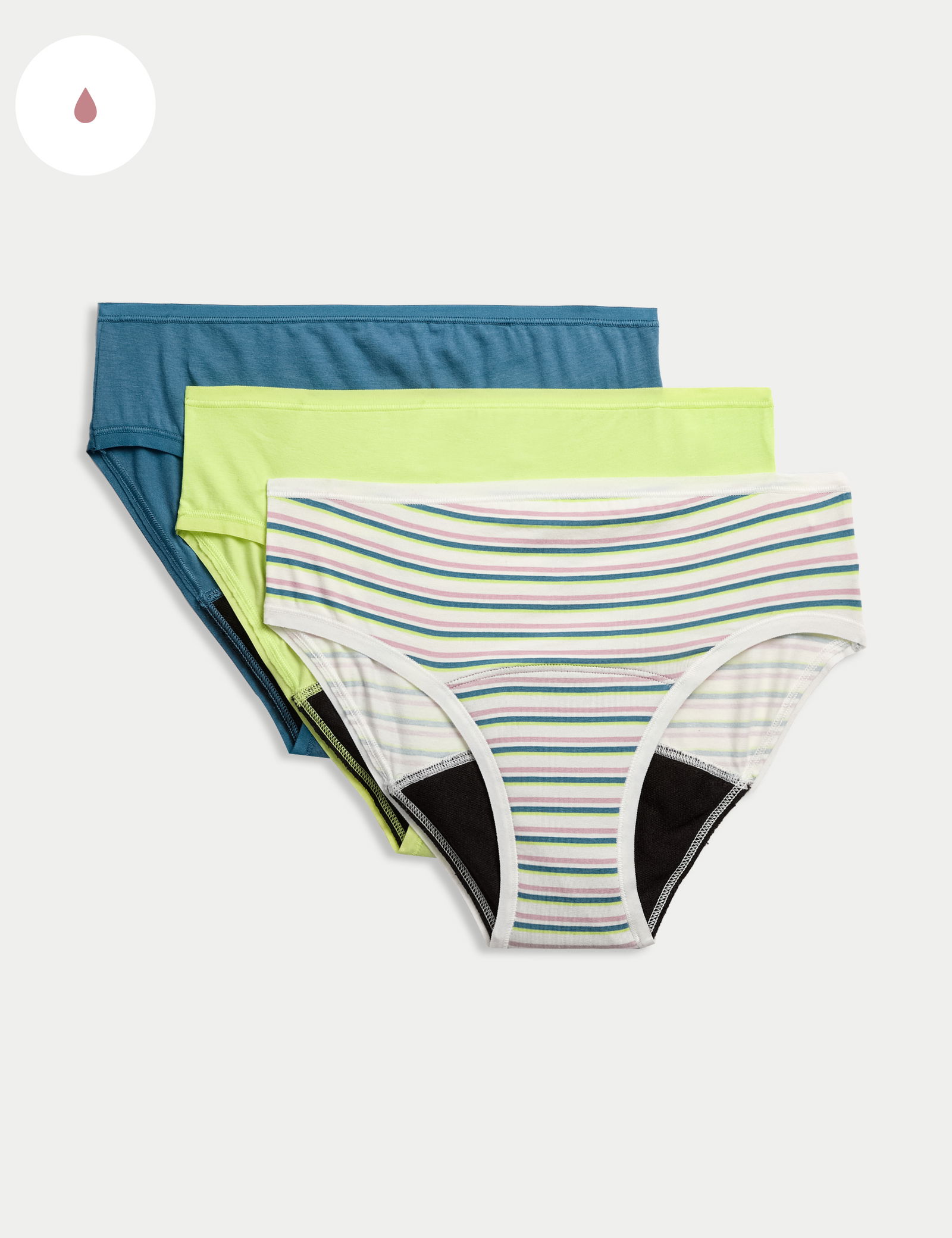 3'lü Brief Regl Külodu Seti