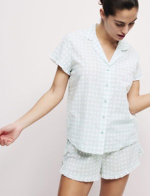 Pamuklu Kısa Pijama Takımı