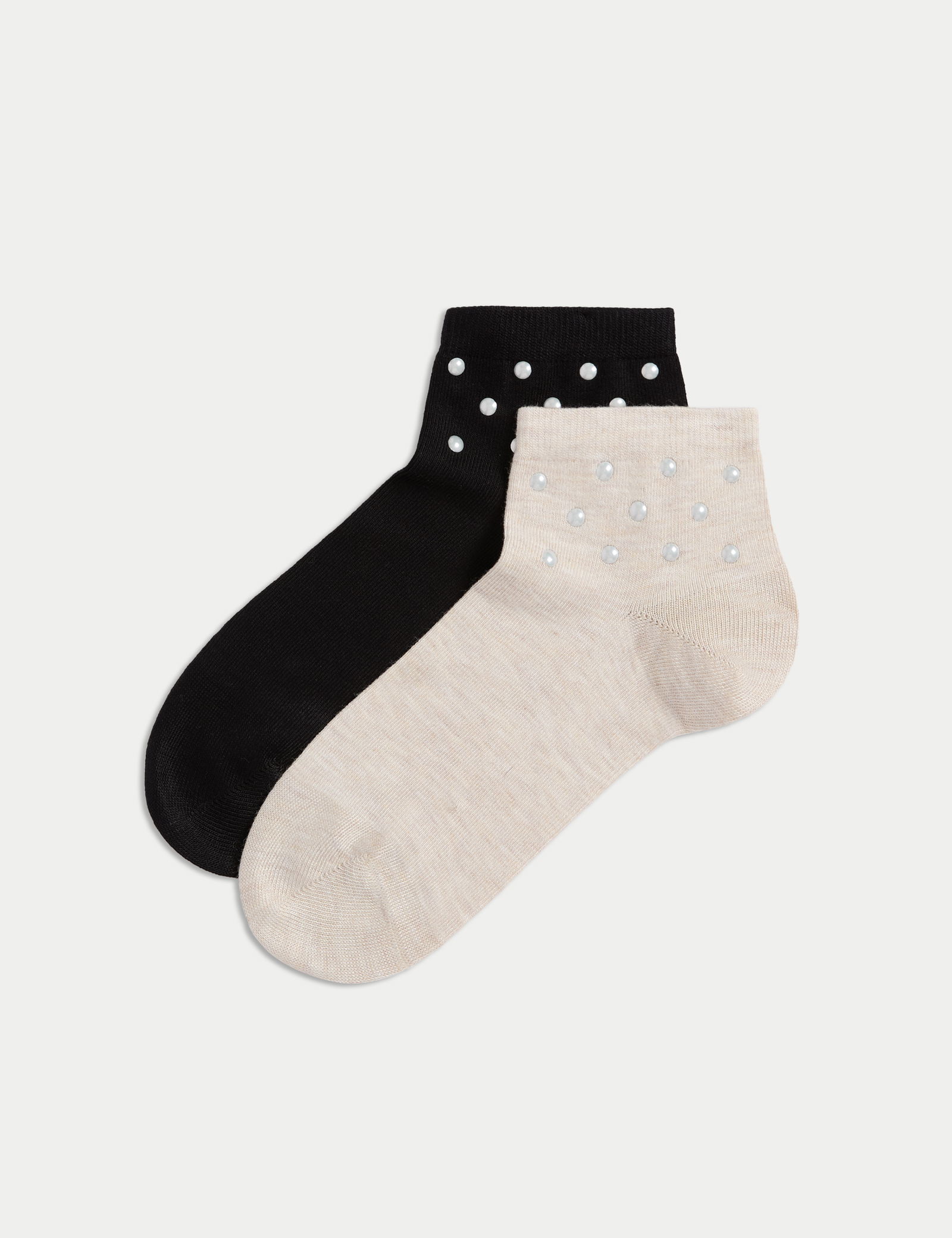 2'li Sumptuously Soft™ Süslemeli Bilek Çorabı