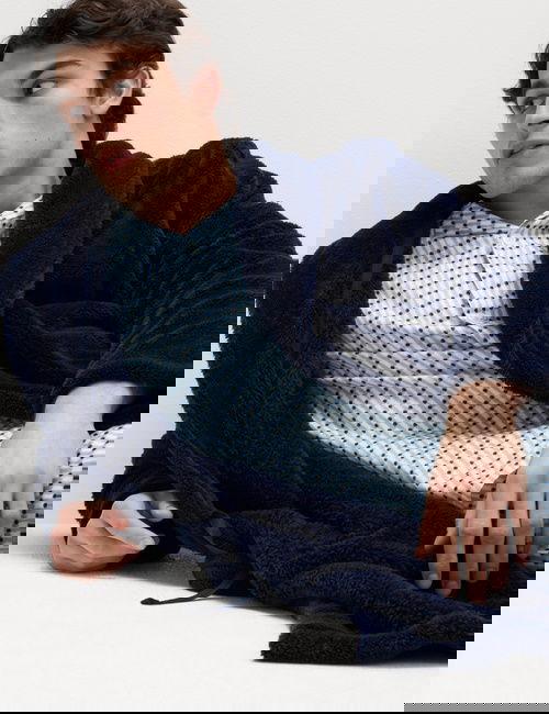 Mavi Mix Saf Pamuklu Pijama Takımı