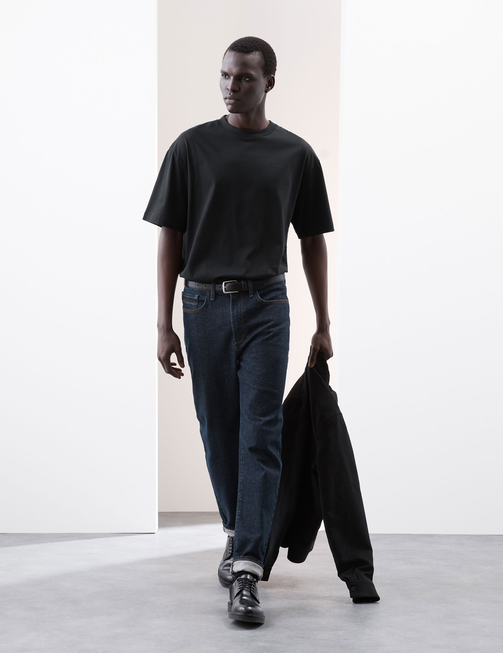 Saf Supima Pamuklu Oversize T-shirt