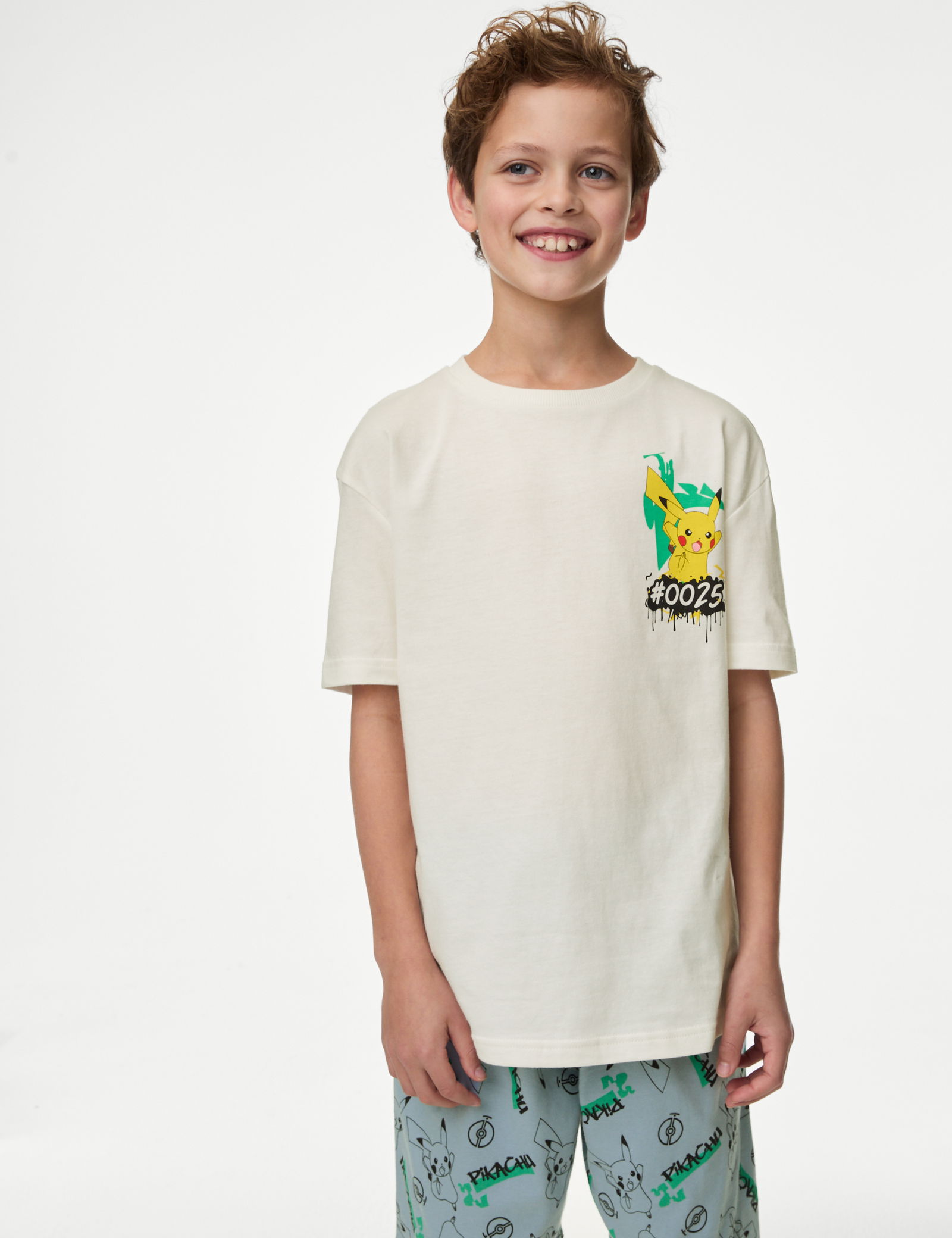 Saf Pamuklu Pokémon™ Pijama Takımı (6-16 Yaş)
