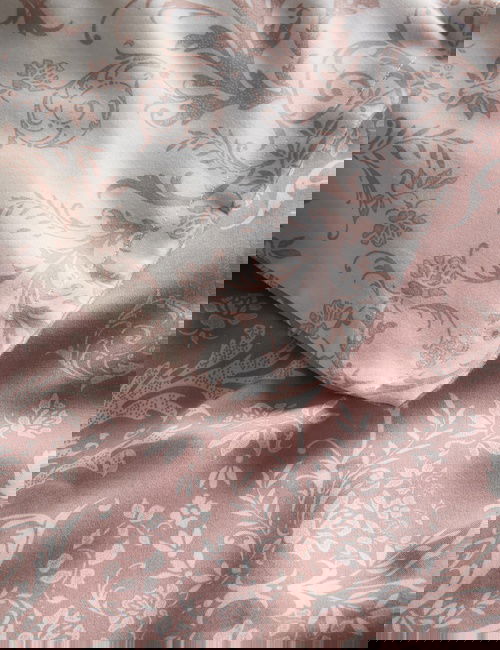Pembe Mix Aida-Alouette Damask Sateen Yatak Takımı
