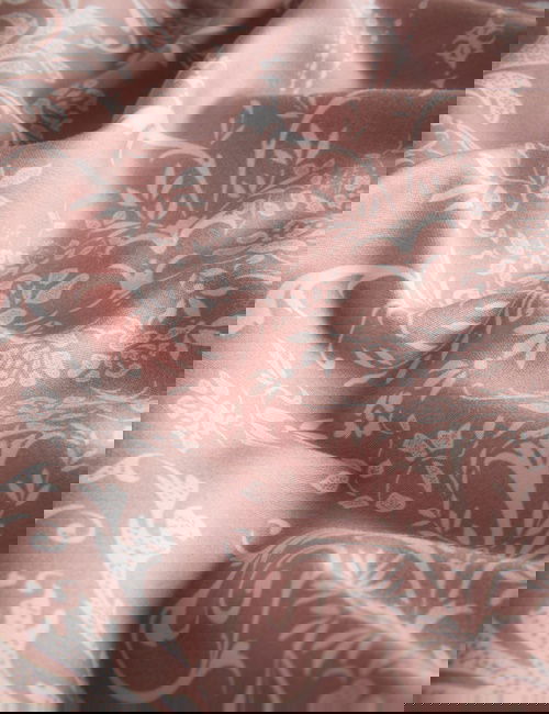 Pembe Mix Aida-Alouette Damask Sateen Yatak Takımı