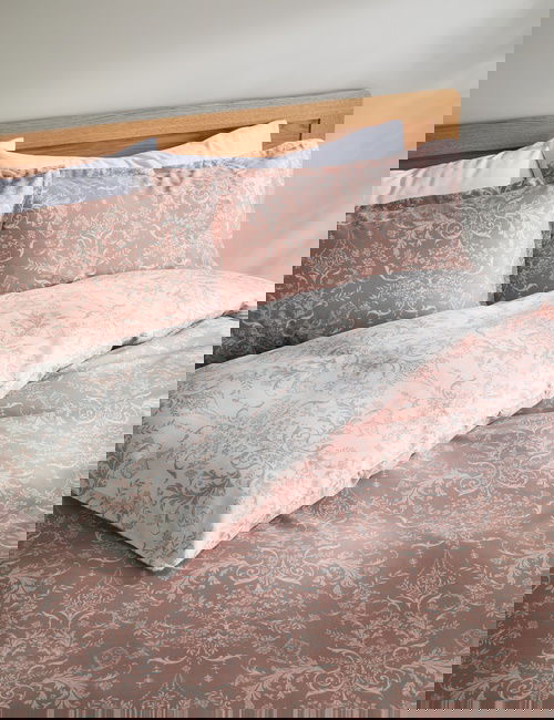 Pembe Mix Aida-Alouette Damask Sateen Yatak Takımı