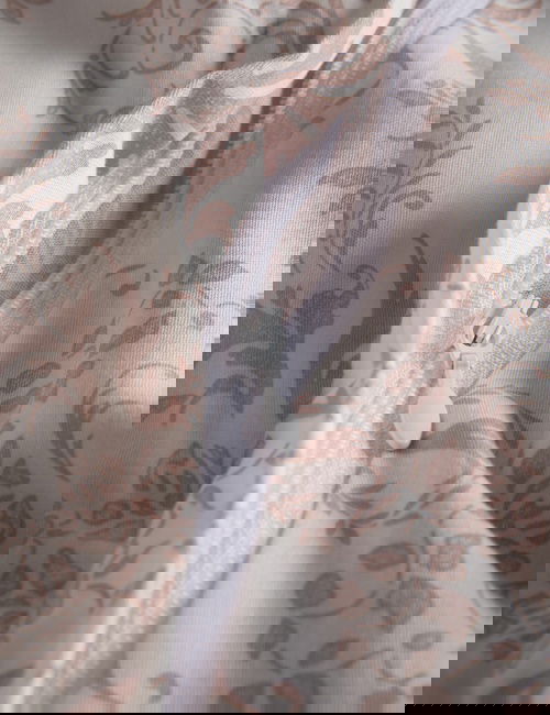 Pembe Mix Aida-Alouette Damask Sateen Yatak Takımı