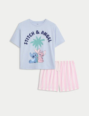 Saf Pamuklu Lilo & Stitch™ Pijama Takımı (6–16 Yaş)