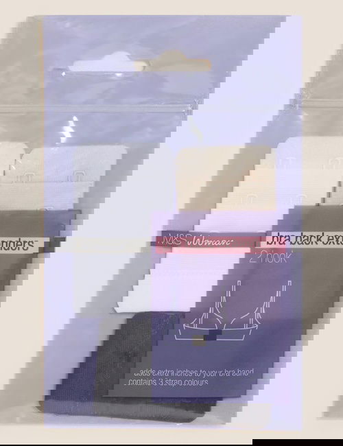 Multi Renk 3'lü Sütyen Uzatıcı Seti