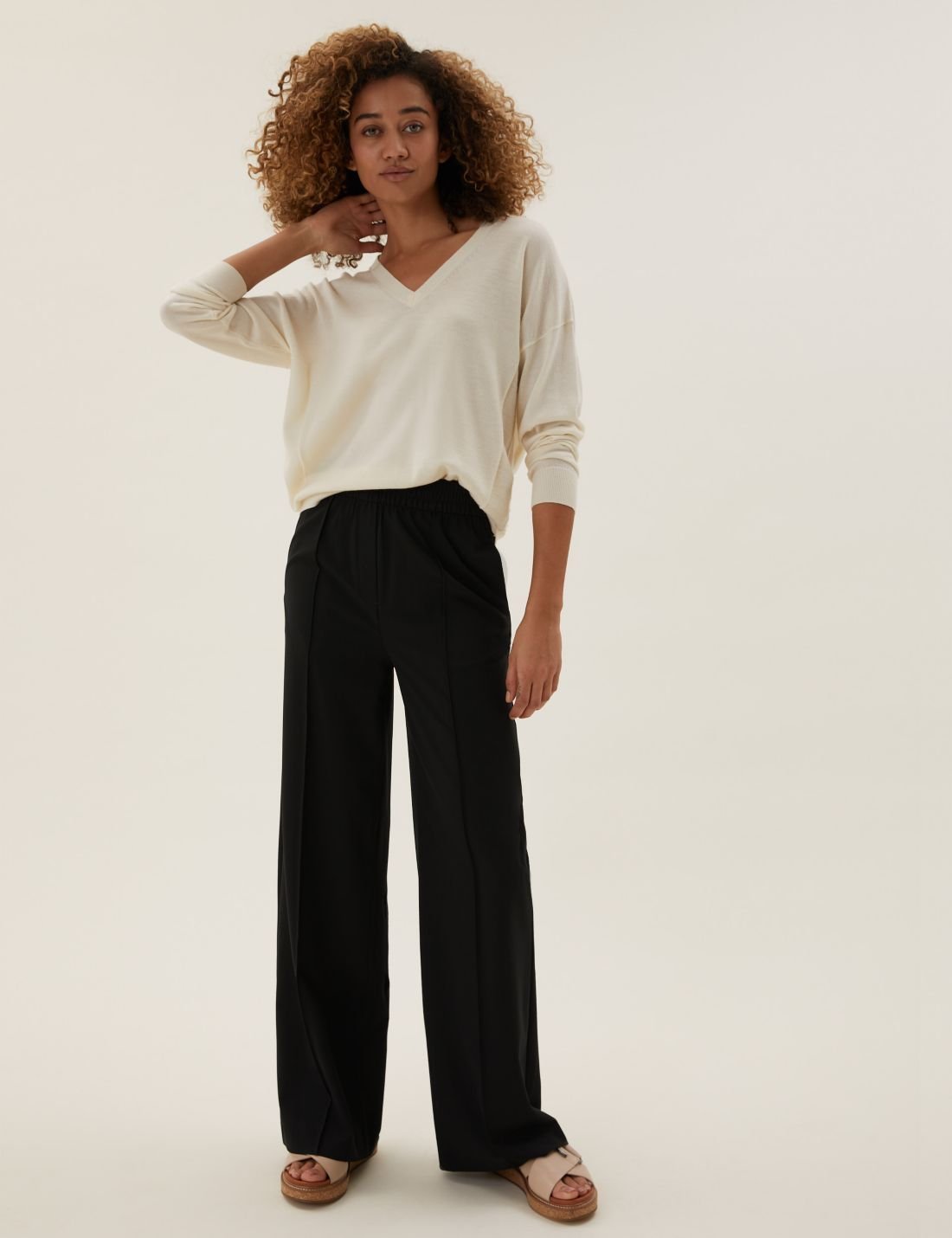 Wide Leg Pantolon