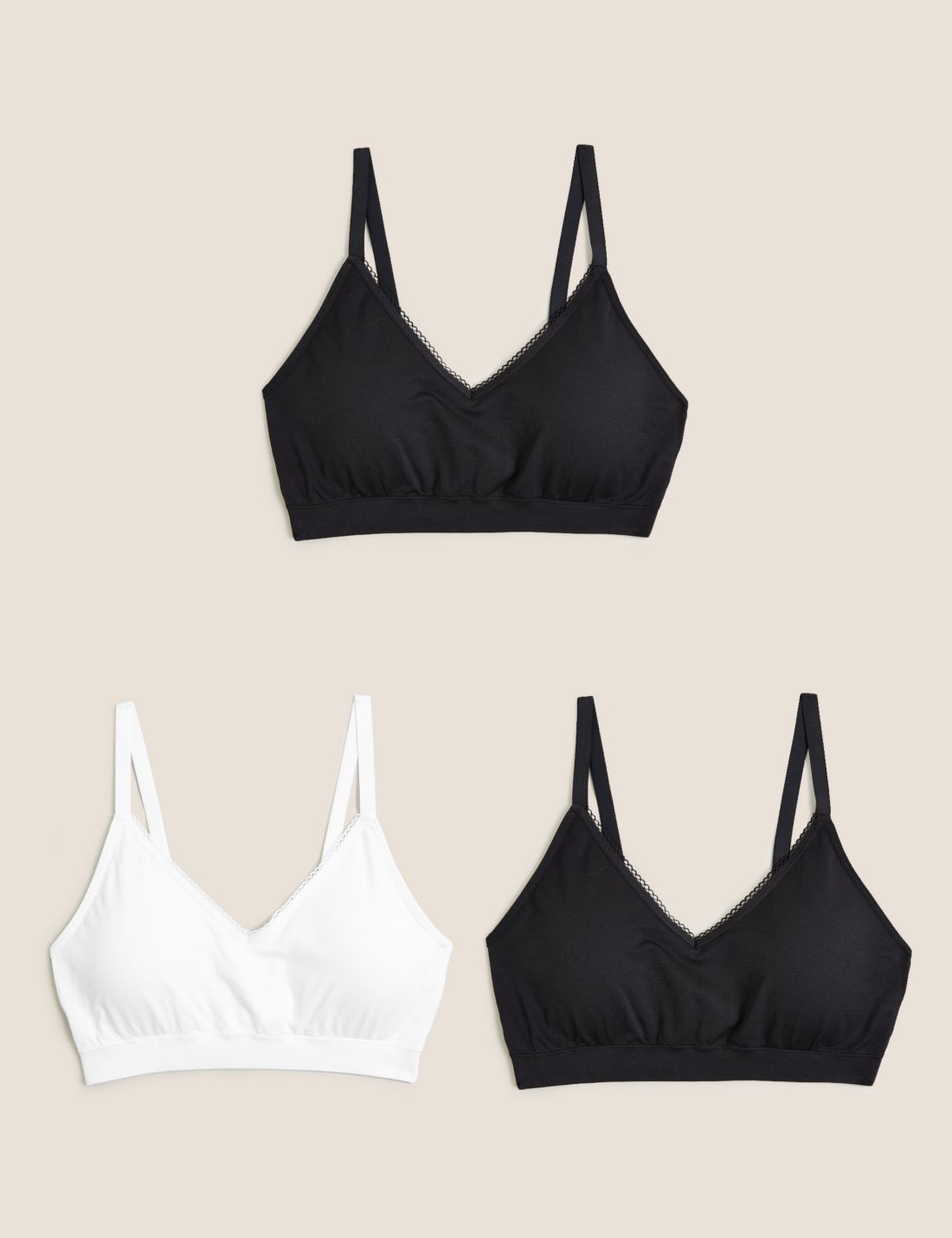 3'lü Balensiz Bralet Seti