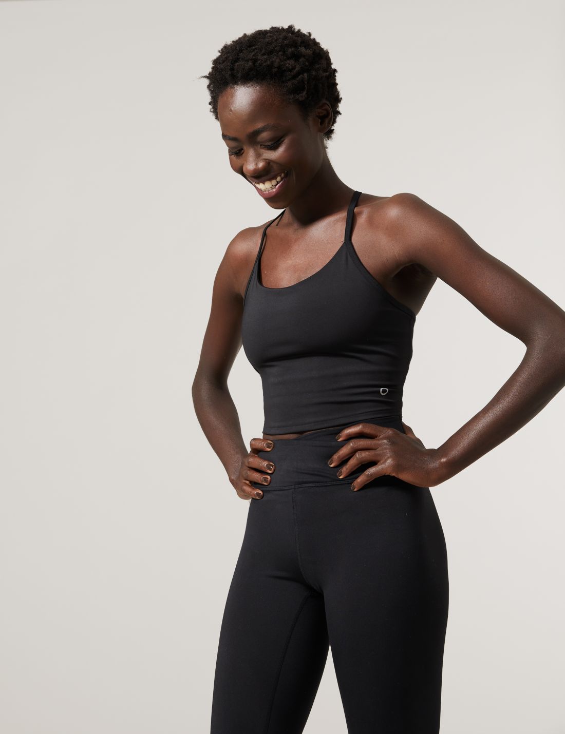 Regular Fit Askılı Crop Top